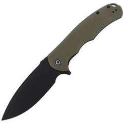 Civivi Knife Praxis OD Green G10, Black Stonewashed 9Cr18MoV (C803F)