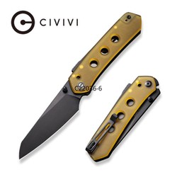 Civivi Knife Vision FG Ultem Bead Blasted, Black Nitro-V by Snecx Tan (C22036-6)