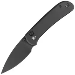 Civivi Qubit Black Aluminum, Black Stonewashed 14C28N (C22030E-1)