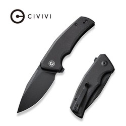 Civivi Regulatron Black G10, Black Stonewashed Nitro-V Knife (C23006-1)