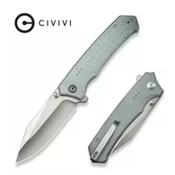 Civivi Tacticorix Gray Shredded G10, Satin Nitro-V (C23055-3)