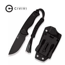 Civivi Timberbark Knife Black G10, Black Stonewashed 14C28N (C23094-1)