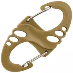 Double-sided carabiner M-Tac S-Hook 50mm Coyote (SHKCRBNR-COY)