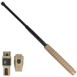 ESP Friction Lock hardened expandable baton 18'' Khaki (ExB 18H-KH-BK BH-54)