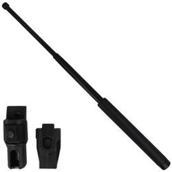 ESP hardened expandable baton 21'' with leather-imitation grip (EXB-21HL BLK BH-54-HL)
