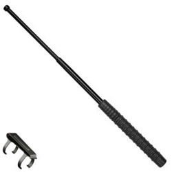 ESP hardened expandable baton 21'' with metal clip (EXB-21H BLK BC-01)