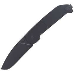 Extrema Ratio BF2 CD Black Aluminum Knife, Black MIL-C N690 (04.1000.0145/BLK)