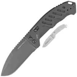 Extrema Ratio RAO C Black Aluminum Knife, Black MIL-C N690 (04.1000.0176/BLK/BLK)