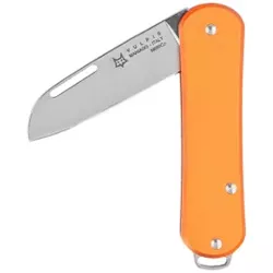 Fox Vulpis Orange Aluminium, Polished N690Co Pocket Knife (FX-VP108 OR)