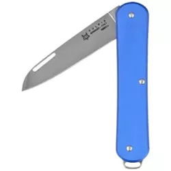 Fox Vulpis Sky Blue Aluminum, Polished N690 Pocket Knife (FX-VP130 SB)