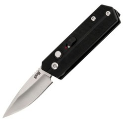 Herbertz CJH Black G10 Automatic Knife, Satin 420 (55028)