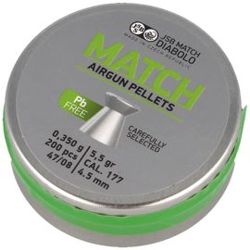 JSB Green Match Lead Free Pellets cal. 177 / 4.5mm, 200psc (1005-02-200)