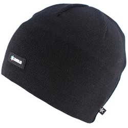 Kama Knitted 100% Merino Wool / Polycolon Band Beanie, Black (A02-110)