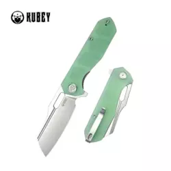 Kubey Atlas Knife Jade G10, Satin 14C28N by Jelly Jerry (KU328I)