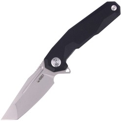 Kubey Carve Nest Knife Black G10, Sandblasted D2 (KB237A)