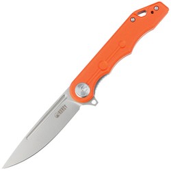 Kubey Knife Mizo Orange G10, Bead Blast AUS-10 by Tiguass (KU312I)