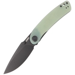 Kubey Knife Momentum Jade G10, Dark Stonewashed AUS-10 by Sherif Manganas (KU344J)