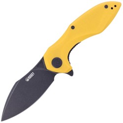 Kubey Knife Noble, Yellow G10, Dark Stonewashed D2 (KU236D)