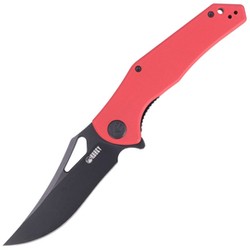 Kubey Knife Phemius Red G10, Dark Stonewashed D2 (KU149C)