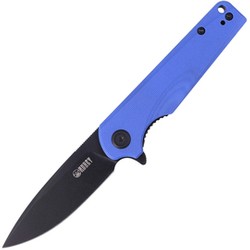 Kubey Knife Wolverine, Blue G10, Dark Stonewashed D2 (KU233F)