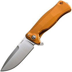 LionSteel Knife SR11A Orange Aluminium, Satin Sleipner by Molletta (SR11A OS)