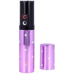 Lipstick Paralyseur 2 million volt stun gun with flashlight, Violet (1202-VI)