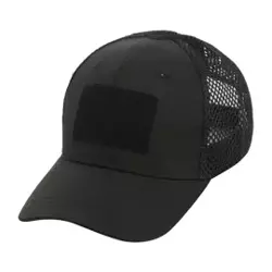 M-Tac Mesh Flex Ripstop BB Cap with Velcro, Black (40570002)