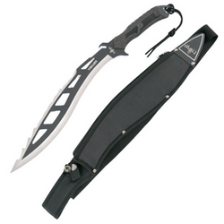 Machete Third Decor Habitat Yakuza Black Rubberized ABS, Satin/Black 420 (H0300N)