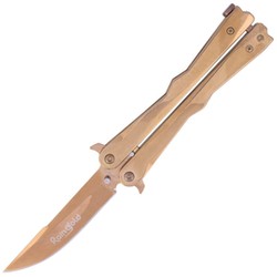 Martinez Albainox Balisong Butterfly Knife, RainGold Finish (02165)