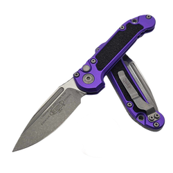 Microtech LUDT S/E Gen III Automatic Knife Purple Aluminum/3M, Apocalyptic M390MK by Tony Marfione (1135-10APPU)