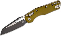 Microtech MSI S/E Fluted OD Green Aluminium, Black M390MK by Tony Marfione (210-1FLOD)