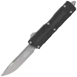 Microtech Scarab II S/E Gen III OTF Knife Black Aluminum/3M, Apocalyptic M390MK by Tony Marfione (1278-10AP)