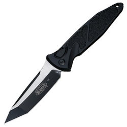 Microtech Socom Elite Auto T/E Automatic Knife Black Aluminium/3M, Tactical M390 by Tony Marfione (161A-1T)