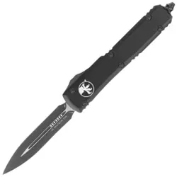 Microtech Ultratech D/E OTF Knife Black Aluminium, Tactical M390 by Tony Marfione (122-1T)