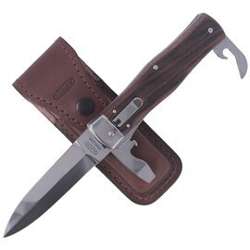 Mikov Predator Classic Palisander Wood Automatic Knife (241-ND-3/KP)