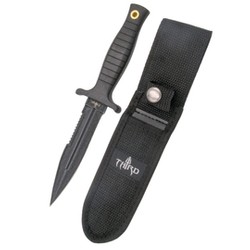 Nóż Third Decor Habitat Boot Knife Black ABS, Black (H0062S)