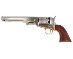 Pietta Revolver 1851 Colt Navy Yank Old Silver .44 (YANB44)