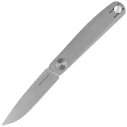 Real Steel Gslip Compact Grey G10, Satin VG-10 by Ostap Hel (7869)