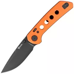 Reate PL-XT Orange G10, Black PVD Nitro-V Knife