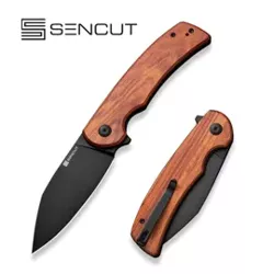 Sencut Knife Omniform Guibourtia Wood, Black 9Cr18MoV (S23064-3)