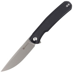 Sencut Knife Scitus Black G10, Gray Stonewashed D2 by Ostap Hel (S21042-1)