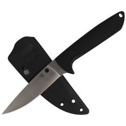Spyderco Waterway G-10 Black PlainEgde Knife (FB43GP)