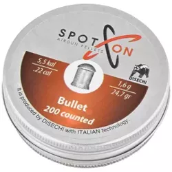 Śrut Spoton Bullet .22/5.5mm AirGun Pellets, 200 psc 1.60g/24.7gr