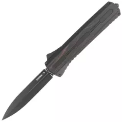 Tekto A7 Zastava D/E Black Aluminum/Tactical Black OTF Knife, Black CPM S35VN