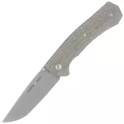 Viper Safe Green Canvas Micarta, Stonewashed M390 by Fabrizio Silvestrelli knife (V6016CG3D)