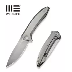 WE Knife Acuminal Gray Titanium, Hand Rubbed Satin Vanax (WE23070-2)