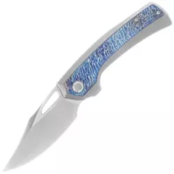 WE Knife Nefaris LE No 147/260 Gray/Flamed Titanium, Hand Rubbed Satin CPM 20CV (WE22040FA-1)