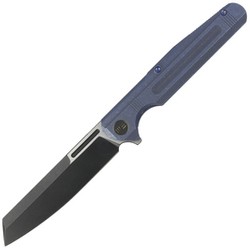 WE Knife Reiver LE No 027/260 Blue Titanium, Black Stonewashed CPM S35VN knife (WE16020-4)