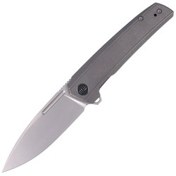 WE Knife Speedster Gray Titanium, Silver Bead Blasted CPM 20CV (WE21021B-1)