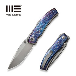 WE Knife Swordfin Flamed Titanium, Silver Bead Blasted CPM 20CV by Thys Meades (WE23067-1)